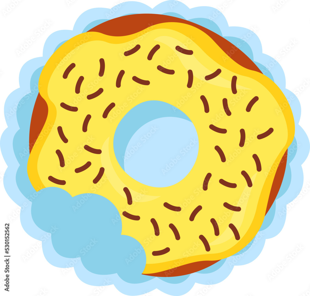 Dessert Donut. Sweet Food. Vector illustration Dessert Donut. Sweet Food. Vector illustration