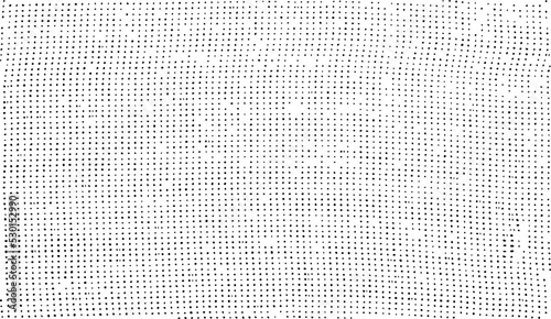 Vector fabric texture. Distressed texture of weaving fabric. Grunge background. Abstract halftone vector illustration. Overlay to create interesting effect and depth. Black isolated on white. EPS10.