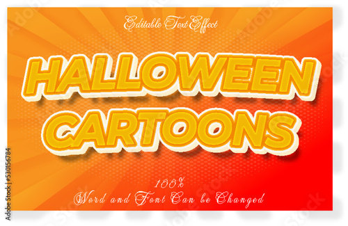 3d editable halloween text effect