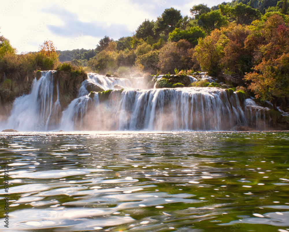 Obraz premium Waterfalls, Krka National Park, Croatia