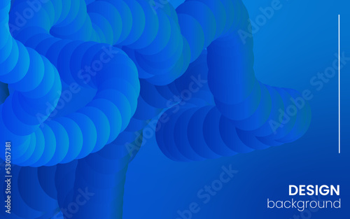 Fluid blue abstract background flow