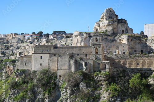 Santa Maria di Idris and San Pietro Caveoso in Matera  Italy