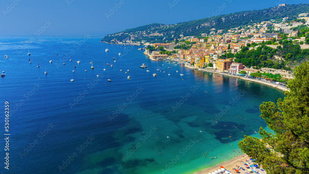Fototapeta premium Blick auf die Côte d'Azur