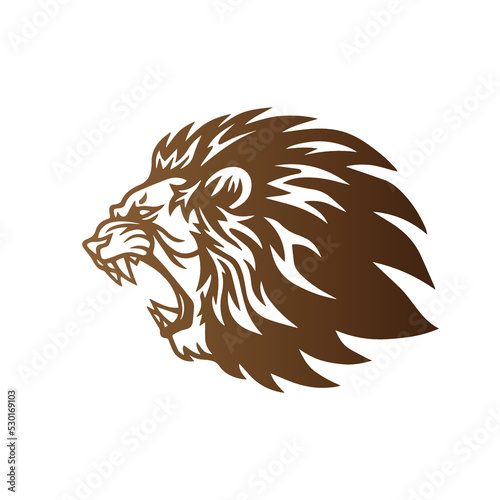 lion head tattoo