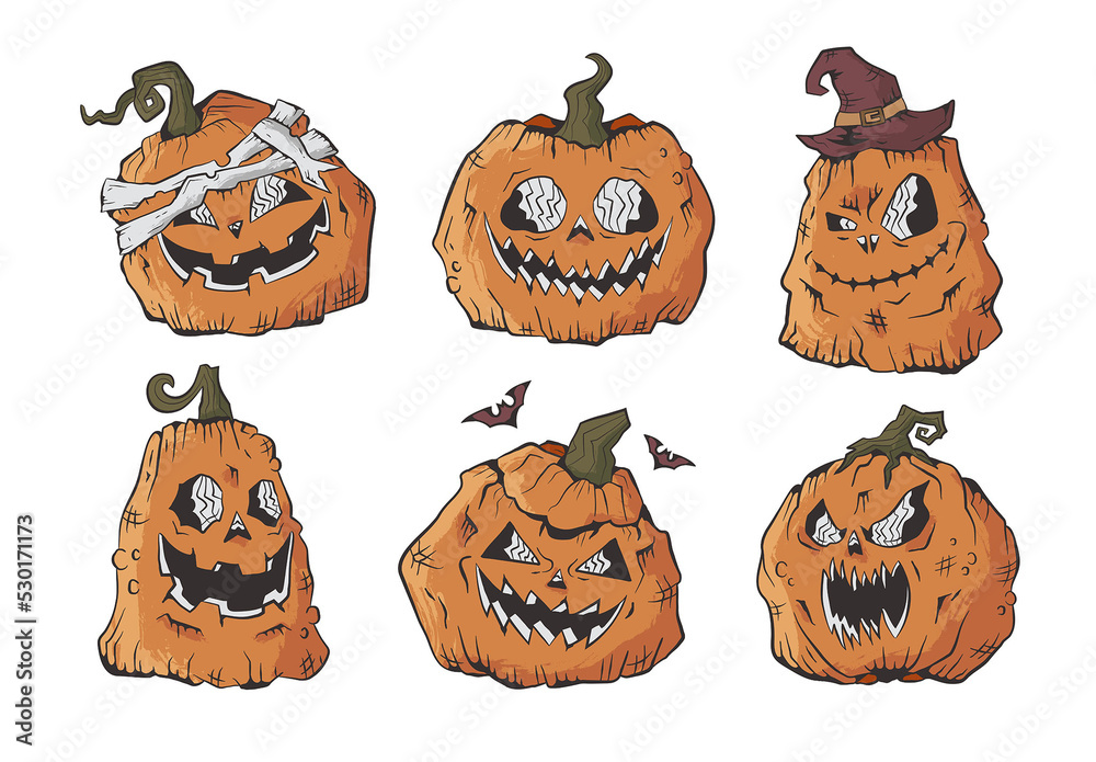 Halloween Pumpkin Illustrations Stock Template Adobe Stock Halloween Pumpkin Illustrations Stock Template Adobe Stock