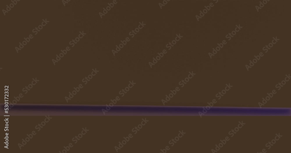 3d render with brown surface of the rectangles and purple shadow between them