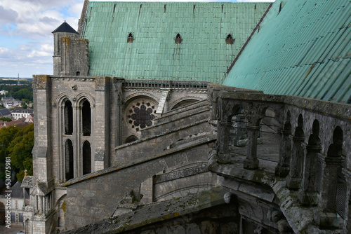Toit de la cathédrale de Chartres