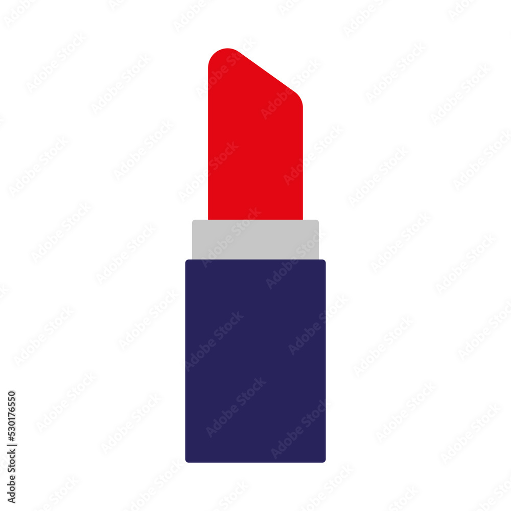 red lipstick icon. Makeup product. Vector illustration. Stock Image. red lipstick icon. Makeup product. Vector illustration. Stock Image.