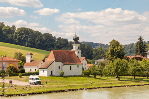 Filialkirche Pyrawang Church Along The Danube River in Austria