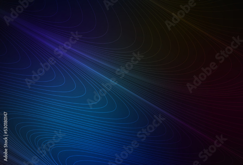 Dark BLUE vector template with repeated sticks.