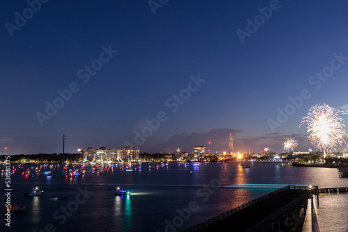 4th of July Fireworks over the Indian River Lagoon