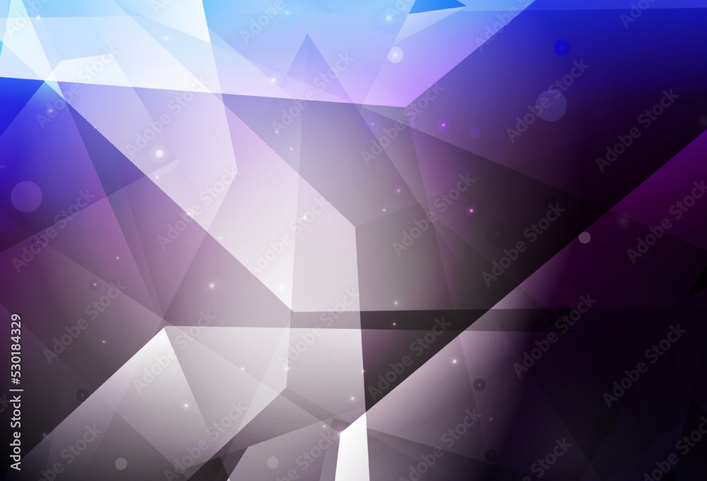 Dark Pink, Blue vector template with crystals, triangles. Dark Pink, Blue vector template with crystals, triangles.