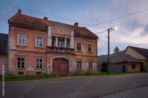 Fototapeta Naklejka Na Ścianę i Meble -  Historical townhouse in Klastor pod Znievom village, Slovakia.