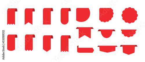 Retail sale tags. Cheap price flyer, best offer price and big sale pricing tag badge design isolated vector collection