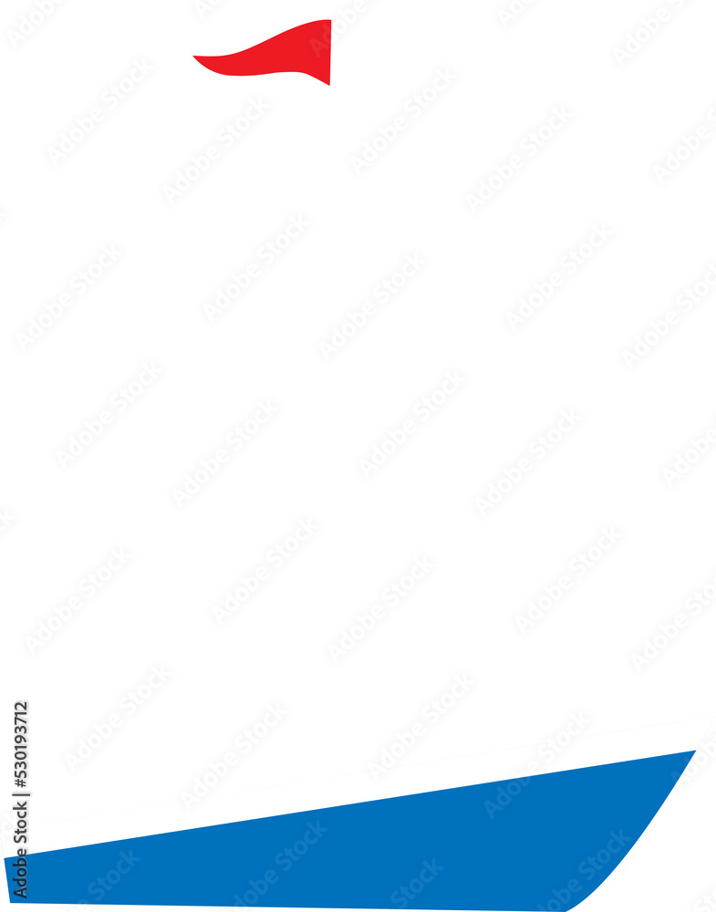 Sailboat Flat Icon Design Sailboat Flat Icon Design