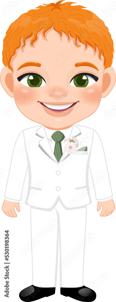 Cute Groom or Marriage Flat Icon Design Cute Groom or Marriage Flat Icon Design