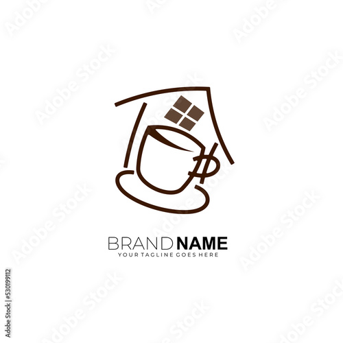 Coffee logo and house design, restaurant logos