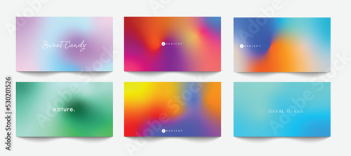 Modern and soft abstract gradient background