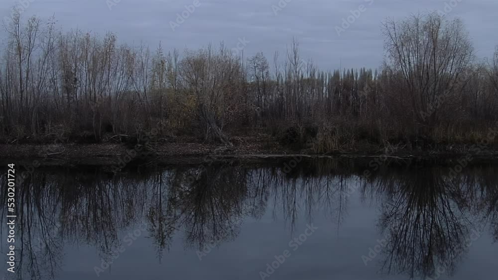 Moody Evening Light Over the Neuquén River, Patagonia, Argentina Moody Evening Light Over the Neuquén River, Patagonia, Argentina
