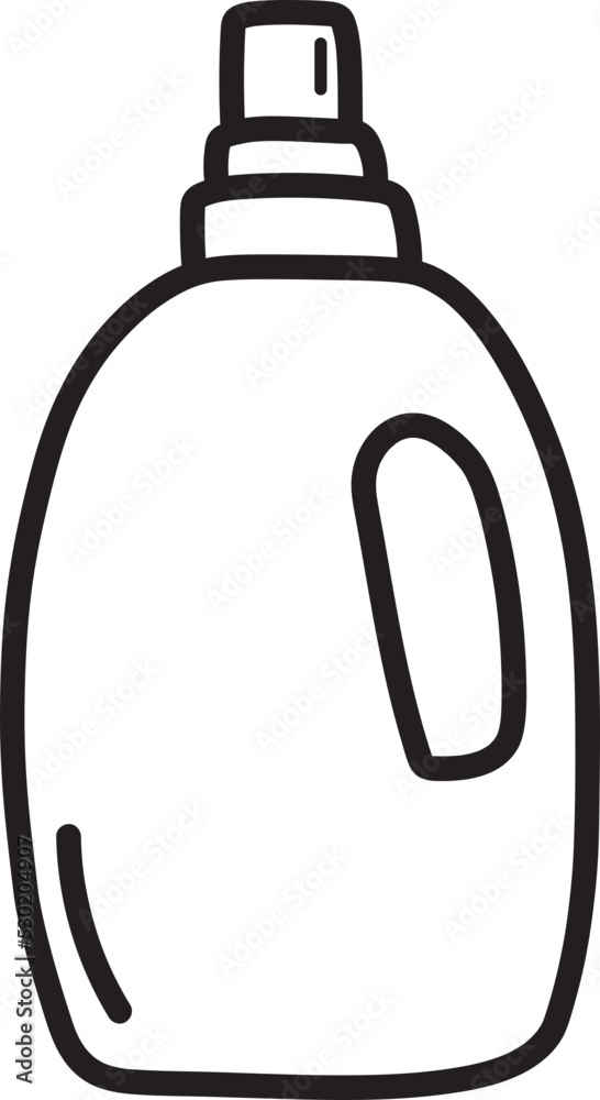 Obraz premium Laundry Doodle Icon