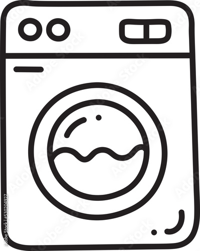 Laundry Doodle Icon