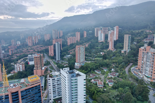 Downtown Medellin Colombia on a cloudy day 8