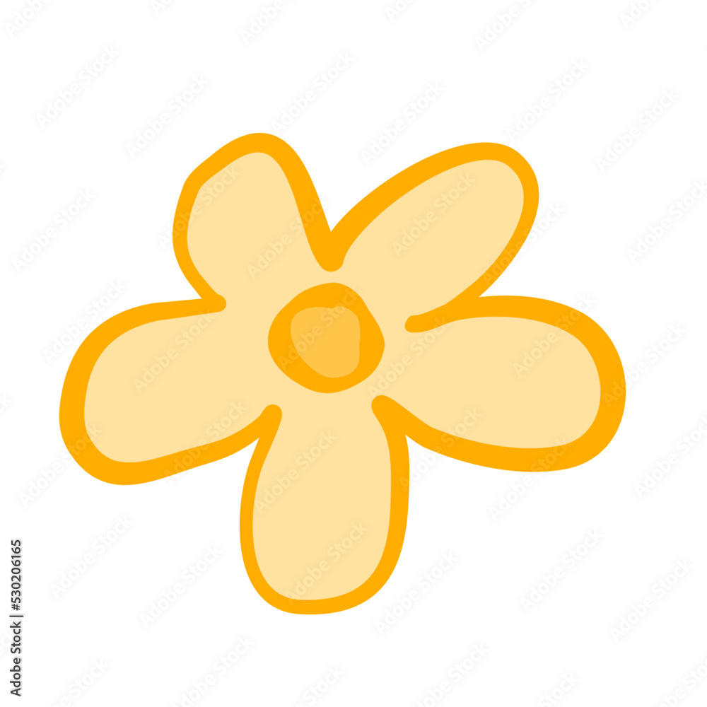 Doodle Mini flower plant shape