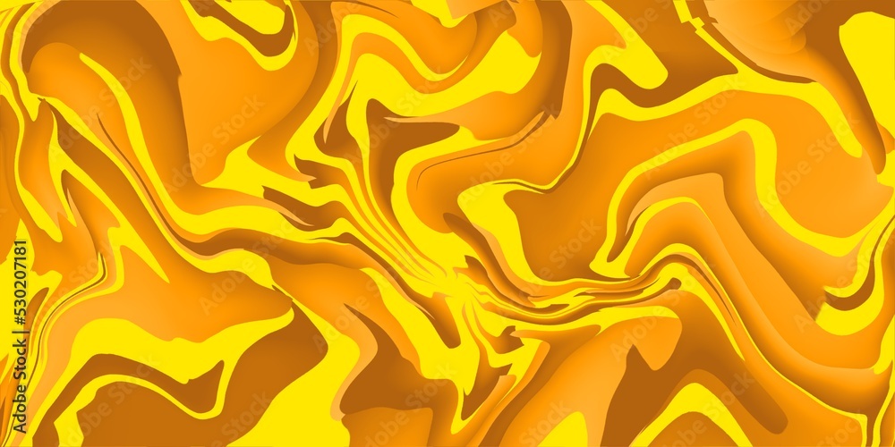 Yellow and orange wavy background, yellow orange abstract liquify background. fire pattern background. dragon pattern