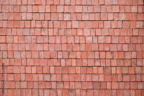 brown brick wall textured  construction industry