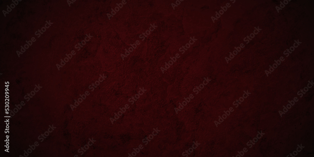 Dark Red stone grunge backdrop texture and Old wall texture cement black red background abstract dark color design are light with white gradient background.	
