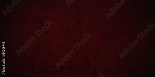 Dark Red stone grunge backdrop texture and Old wall texture cement black red background abstract dark color design are light with white gradient background. 