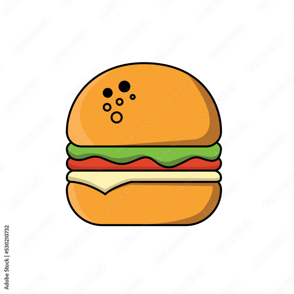 vector burger that can be used for your design vector burger that can be used for your design