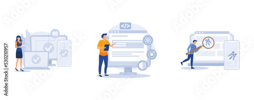 Cross-platform development, software app framework, multi platform testing, code writing