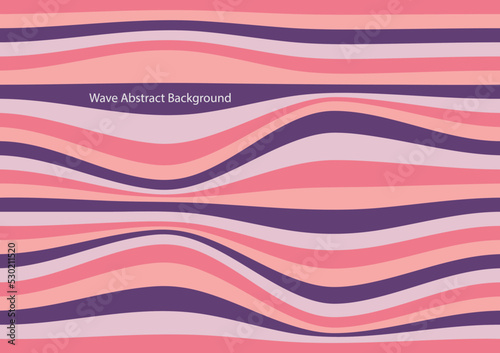 Pattern wave line sweet color background