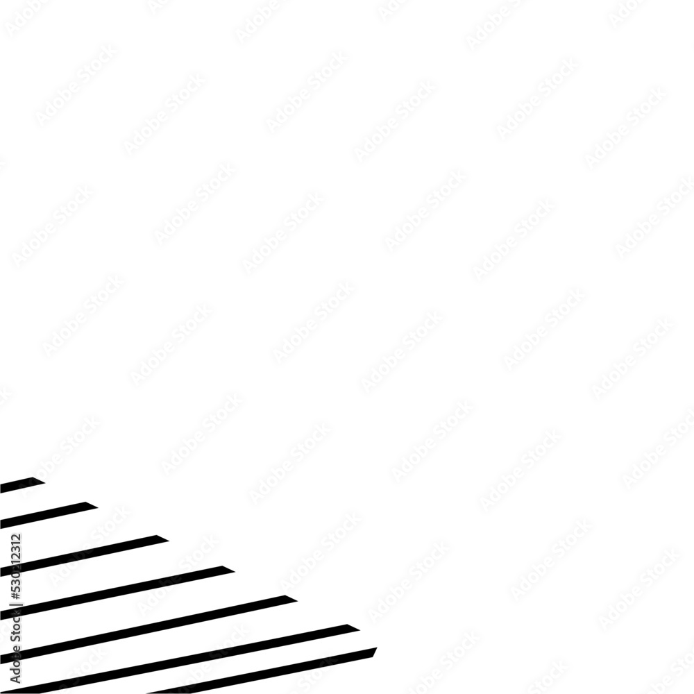 Naklejka premium geometric minimalist memphis corner border