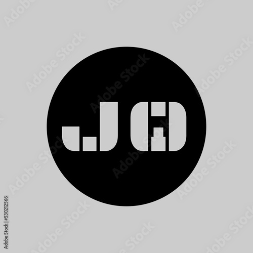 letter JO Logo Design .Initial JO logo design vector Template. Abstract Letter JO logo design.