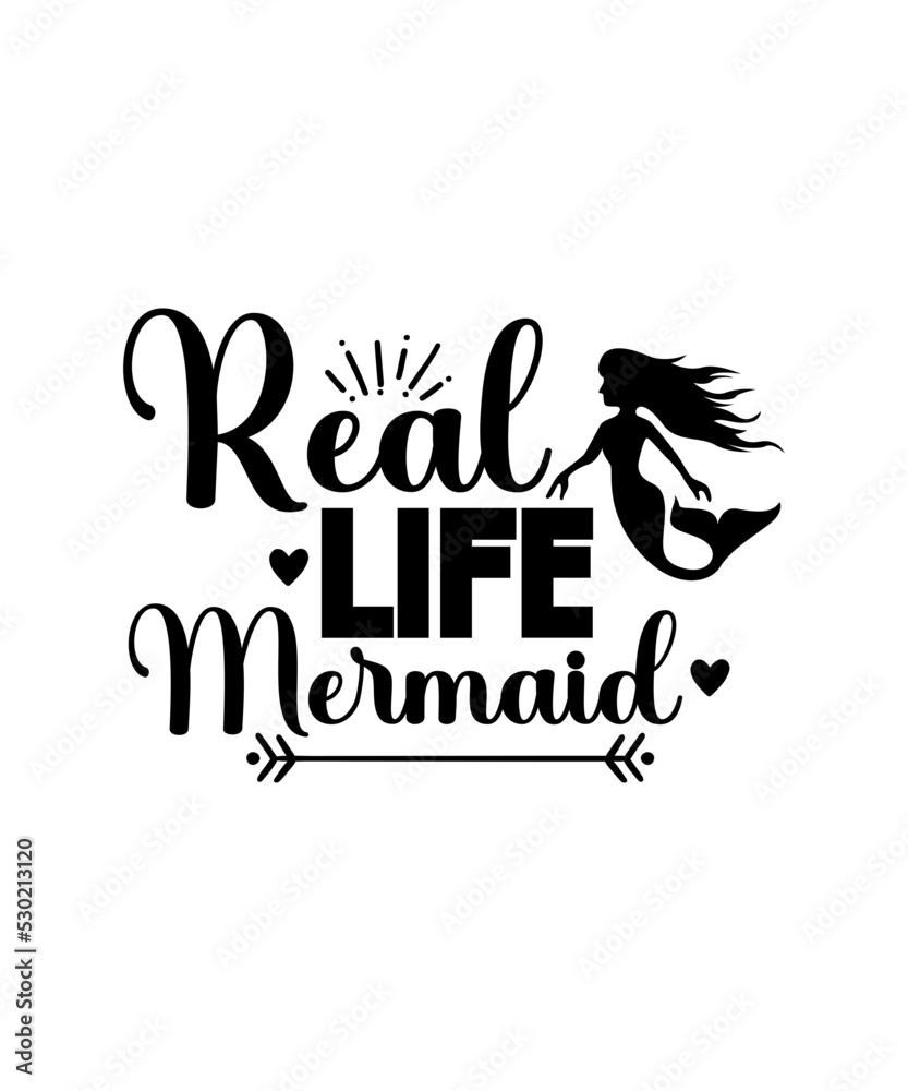 Mermaid SVG Bundle, dxf, eps, png, Mermaid svg, Mermaid Tail svg, Beach ...