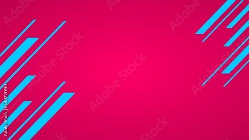 techno pink background with blue stripe border