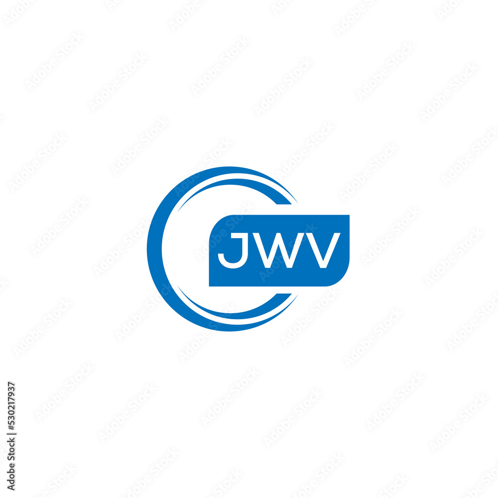 JWV letter design for logo and icon.JWV typography for technology, business and real estate brand.JWV monogram logo.