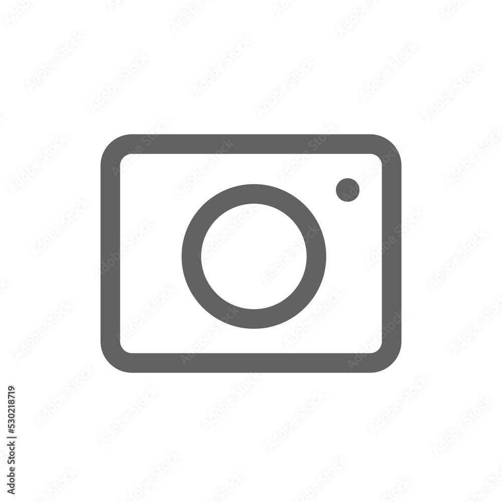 camera icon. Perfect for mobile icon or user interface applications. vector sign and symbol camera icon. Perfect for mobile icon or user interface applications. vector sign and symbol