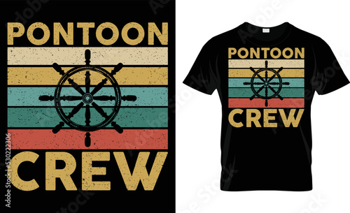 Pontoon Crew T-Shirt Design