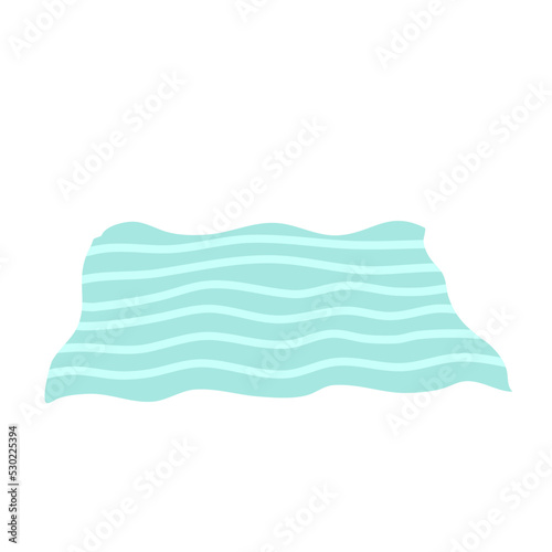 Flat Picnic Blanket Illustration