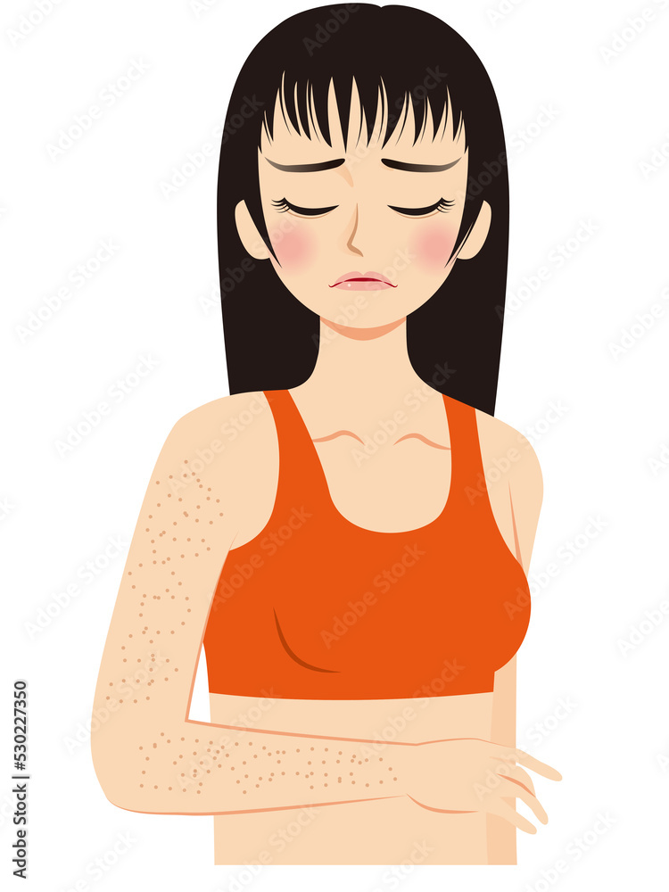 女性エステイラスト 水着黒髪女性 女性エステイラスト 水着黒髪女性