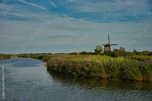 Windmühle in Nordholland nahe Alkmaar