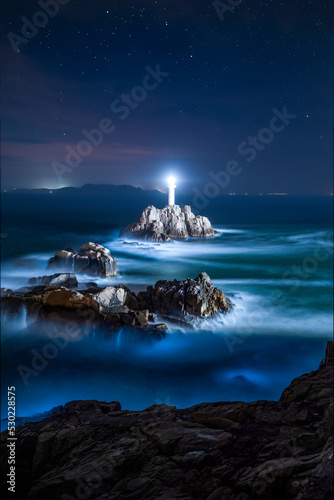 Fluorescent Sea and Starry Sky, East Fushan Island, Dongji Islands, Putuo District, Zhoushan City, Zhejiang Province, China