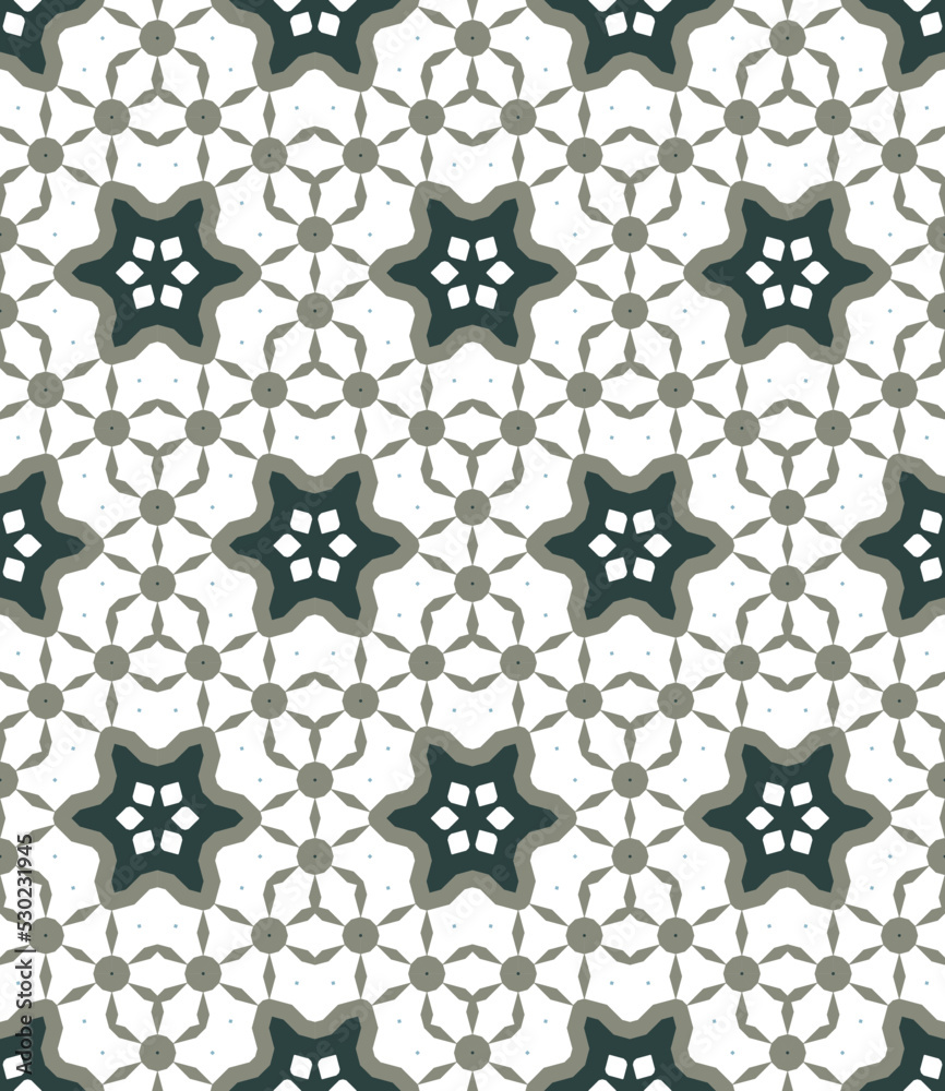 Fototapeta premium Abstract geometric pattern. A seamless background, vintage texture.