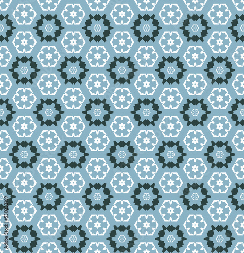 Abstract geometric pattern. A seamless background, vintage texture.