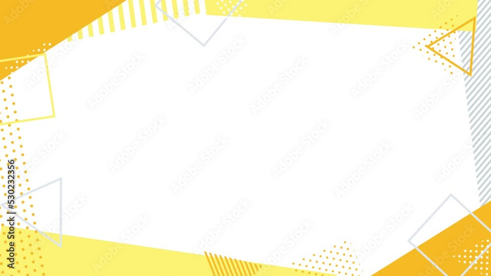 abstract background of yellow fashionable geometric patterns