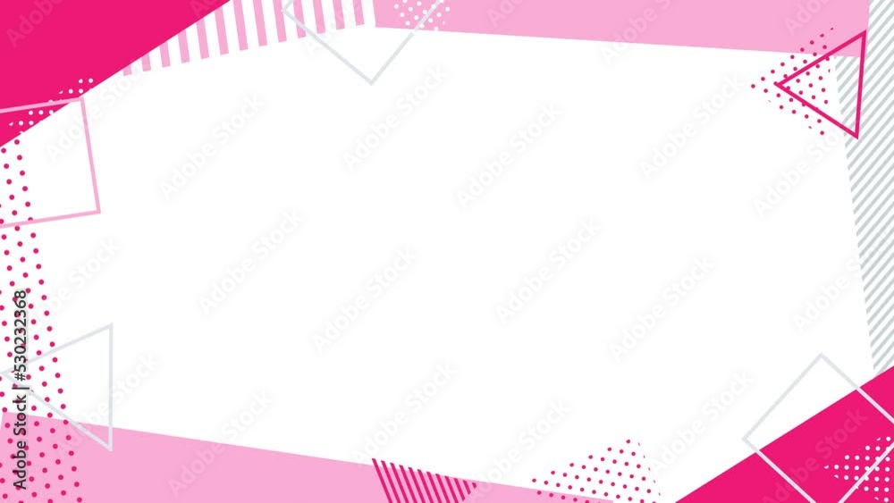 abstract background of pink fashionable geometric patterns