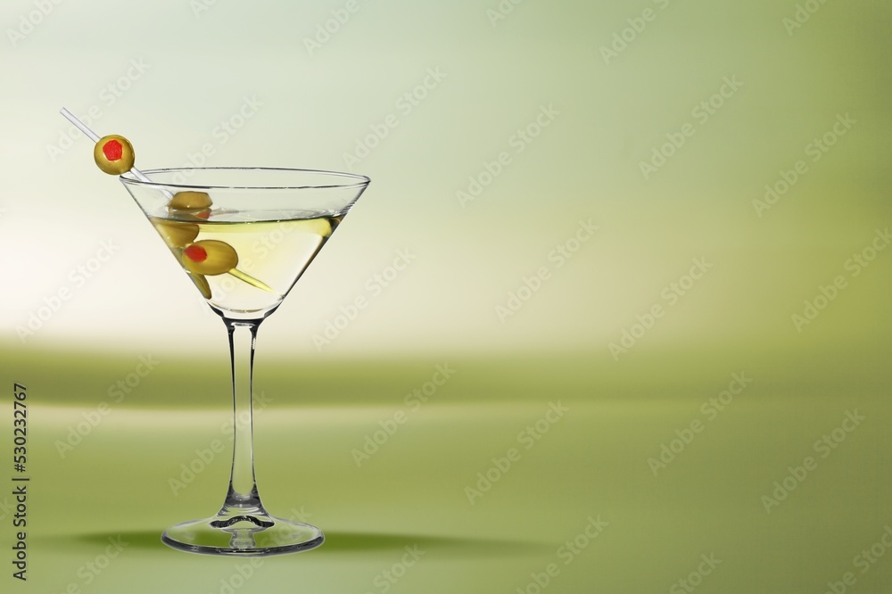 Martini tasty fresh cocktail on the desk Martini tasty fresh cocktail on the desk